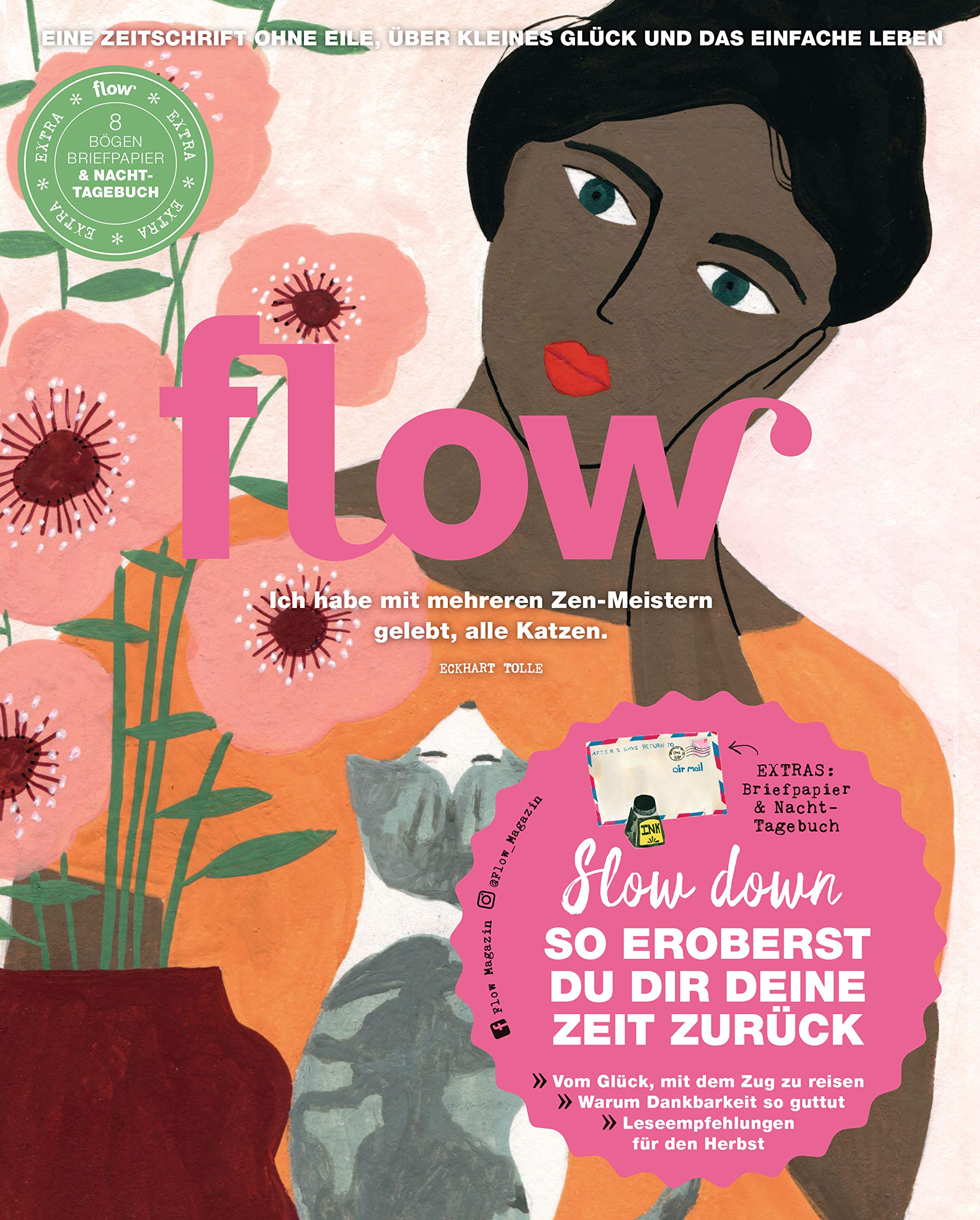 Flow Nummer 45 (7/2019): Eine Zeitschrift ohne Eile, über kleines Glück und das einfache Leben Hobbies & Crafts