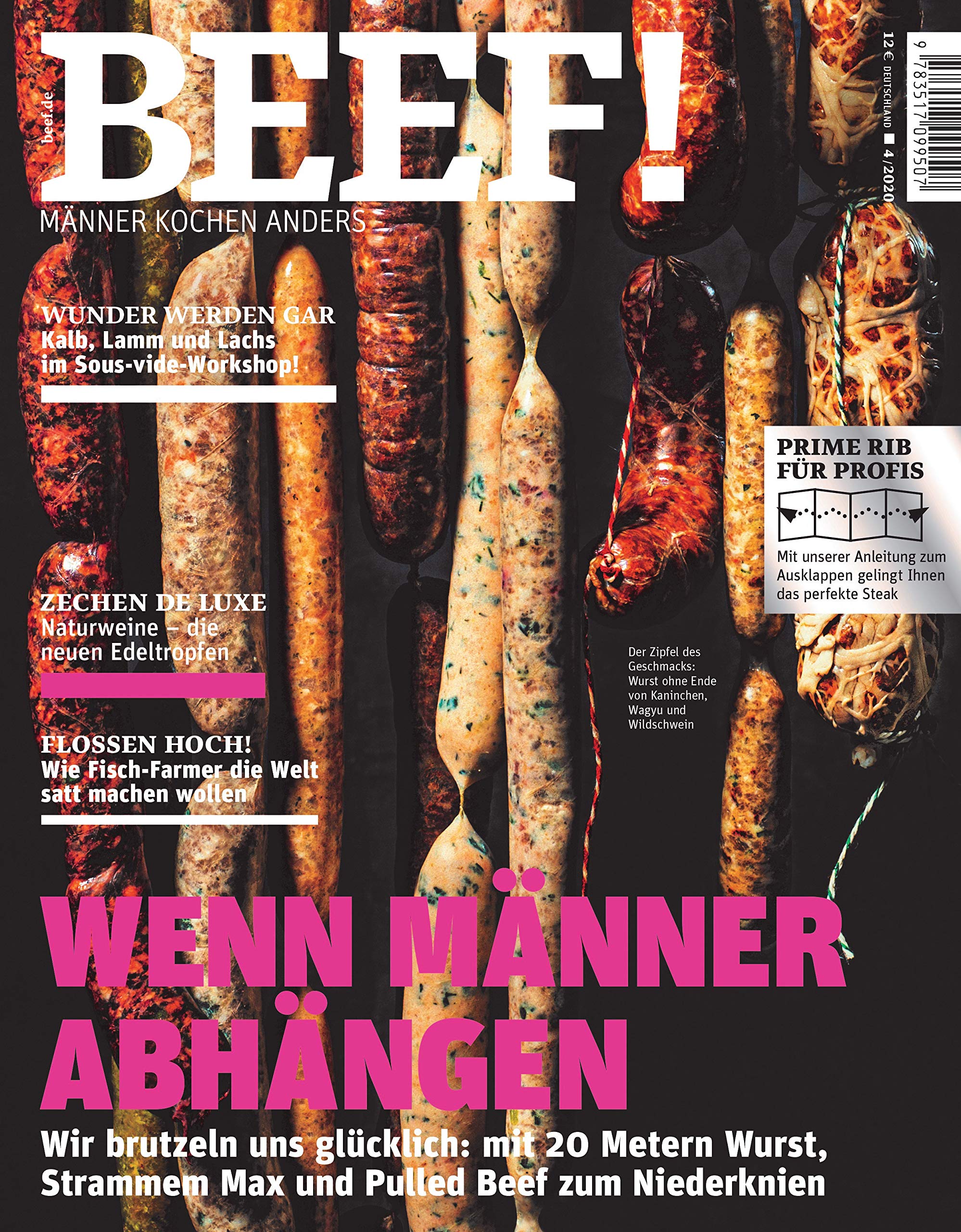 BEEF! Nr. 58 (4/2020): Männer kochen anders Leisure, Home & Garden