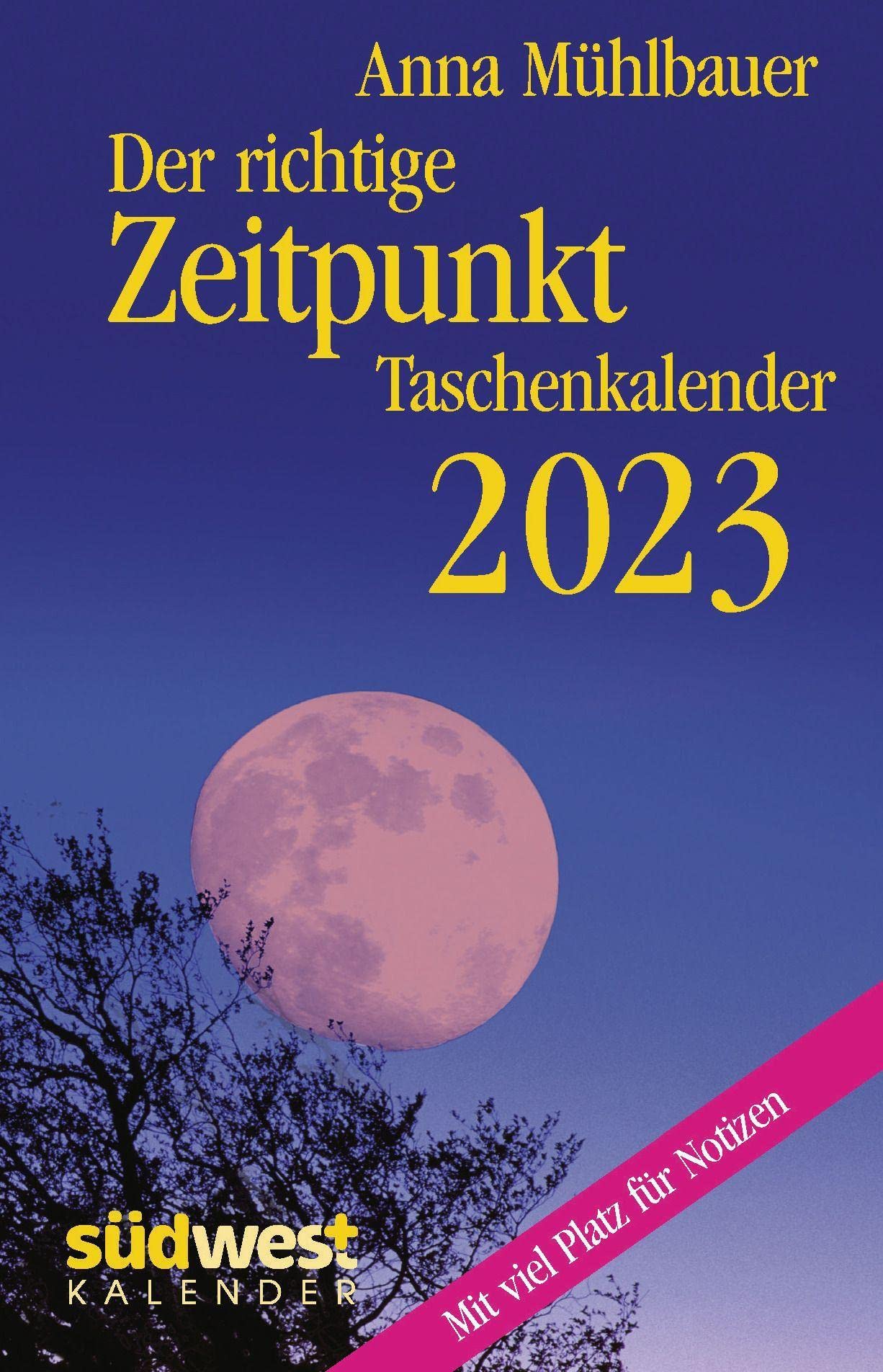 Der richtige Zeitpunkt 2023 - Taschenkalender im praktischen Format 10,0 x 15,5 cm Leisure, Home & Garden