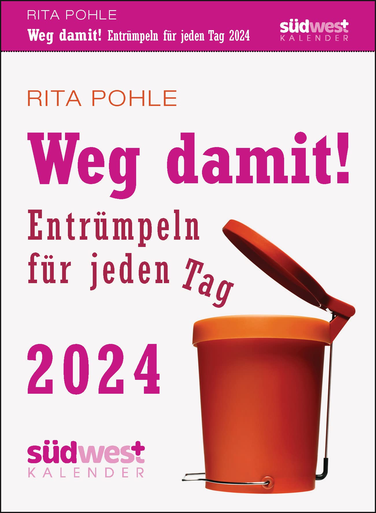 2024 – Démêler pour tous les jours – Calendrier de déchirures à poser ou à suspendre book
