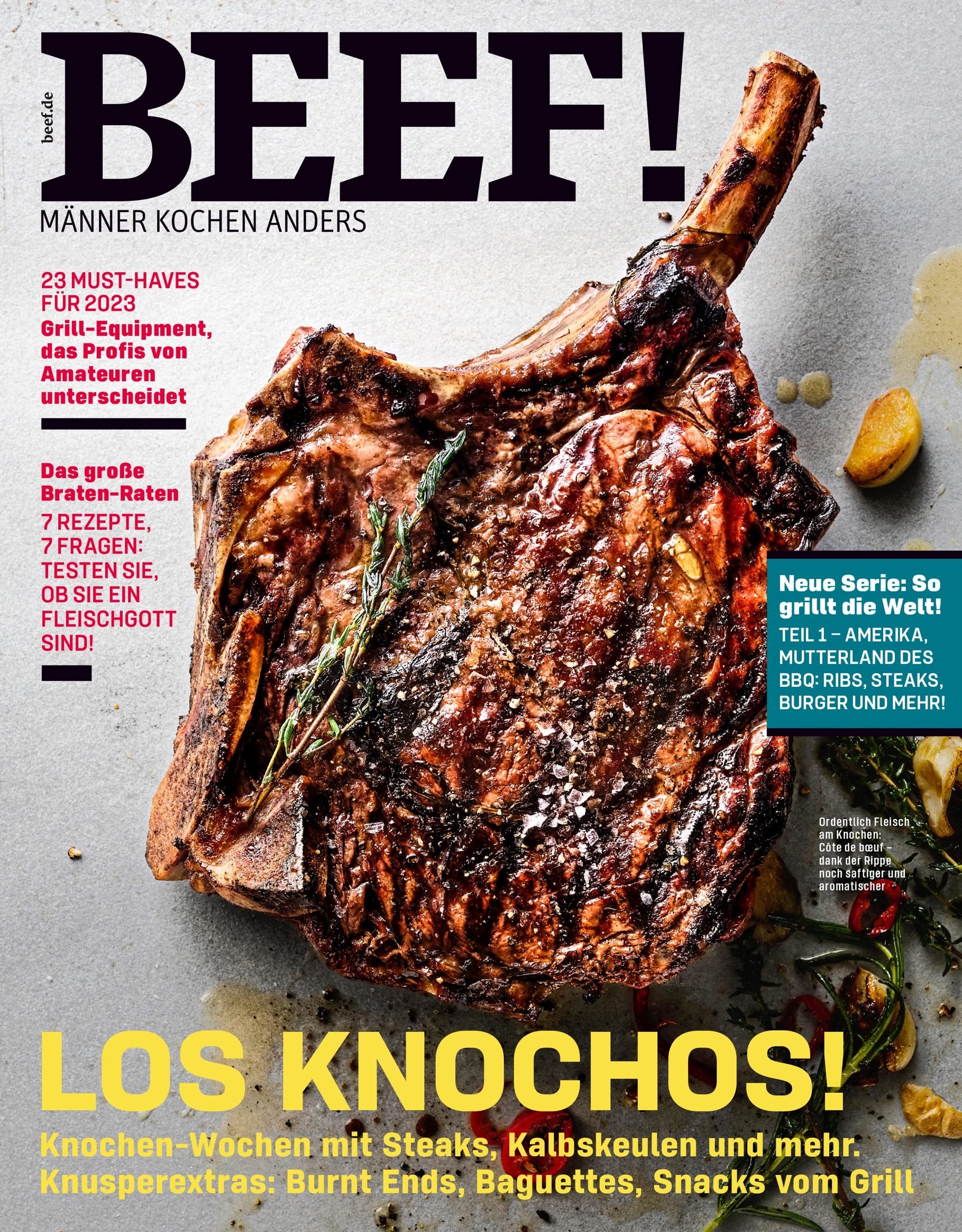 BEEF! Nr. 73 (1/2023): Männer kochen anders book
