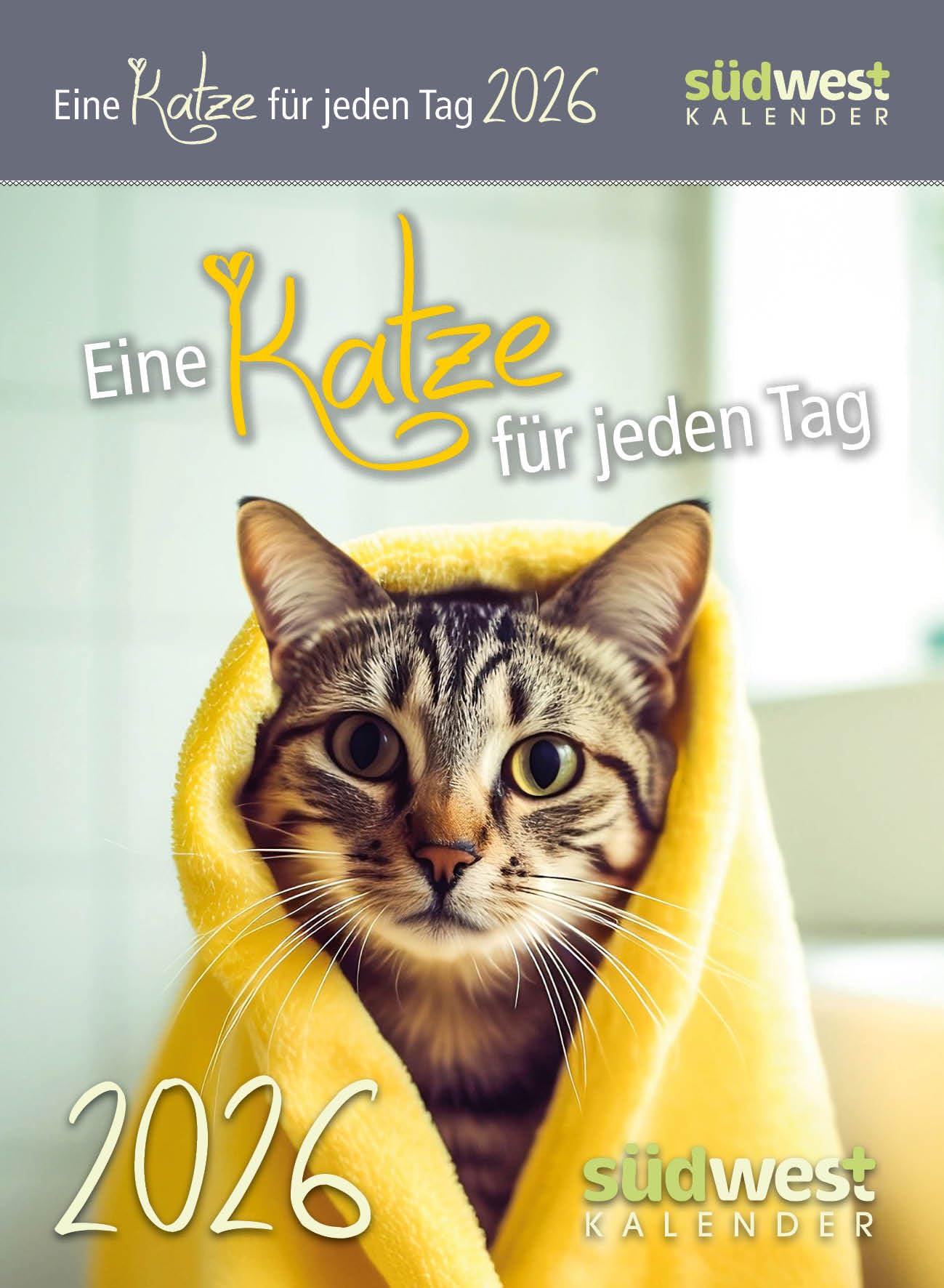 Eine Katze für jeden Tag 2026 - Tagesabreißkalender zum Aufstellen oder Aufhängen Pets