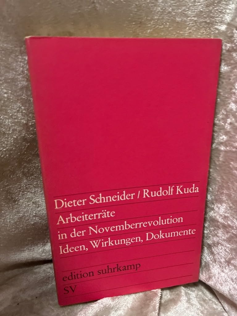Arbeiterräte in der Novemberrevolution. Ideen, Wirkungen, Dokumente Books