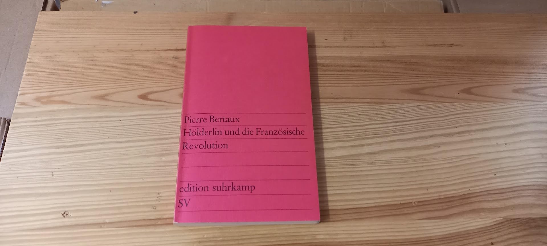 Hölderlin und die Französische Revolution. Books