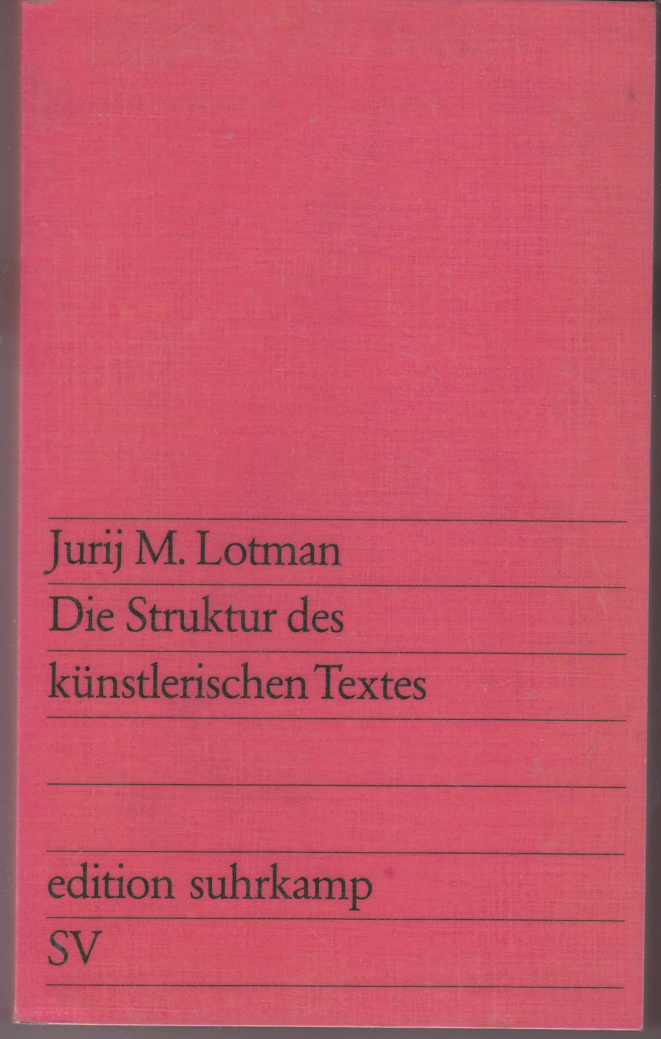 Die Struktur des künstlerischen Textes Books