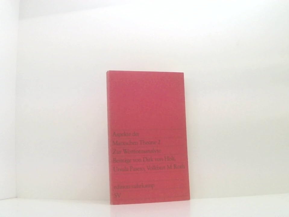 Aspekte der Marxschen Theorie 1-2 Books