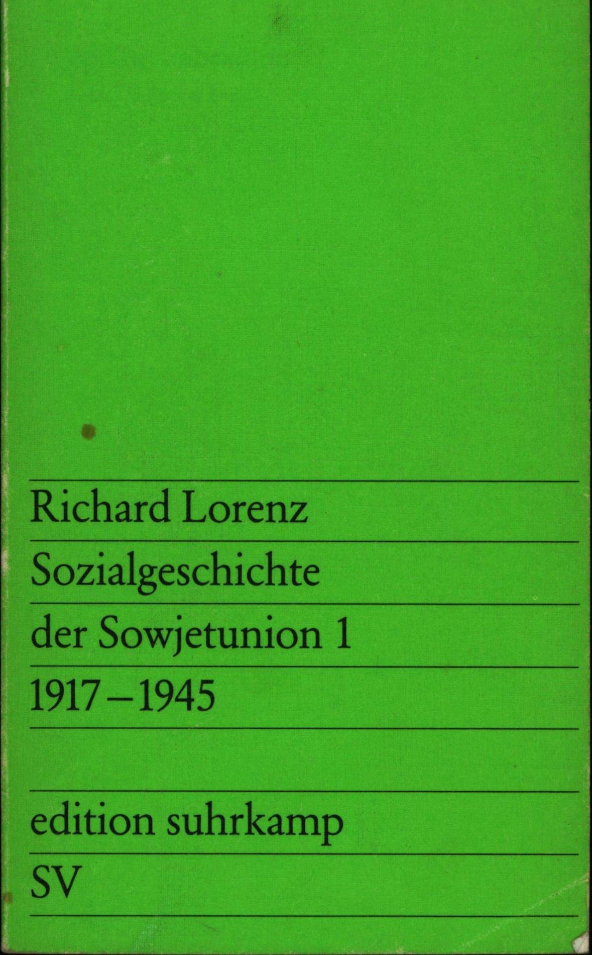 Sozialgeschichte der Sowjetunion 1. 1917-1945 Books