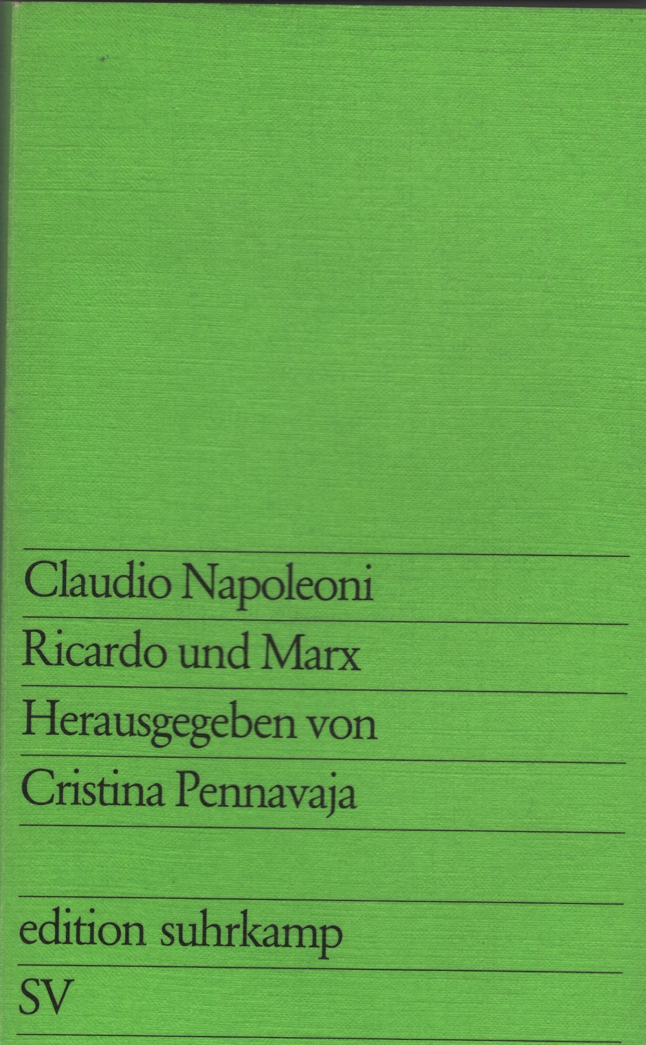 Ricardo und Marx Books