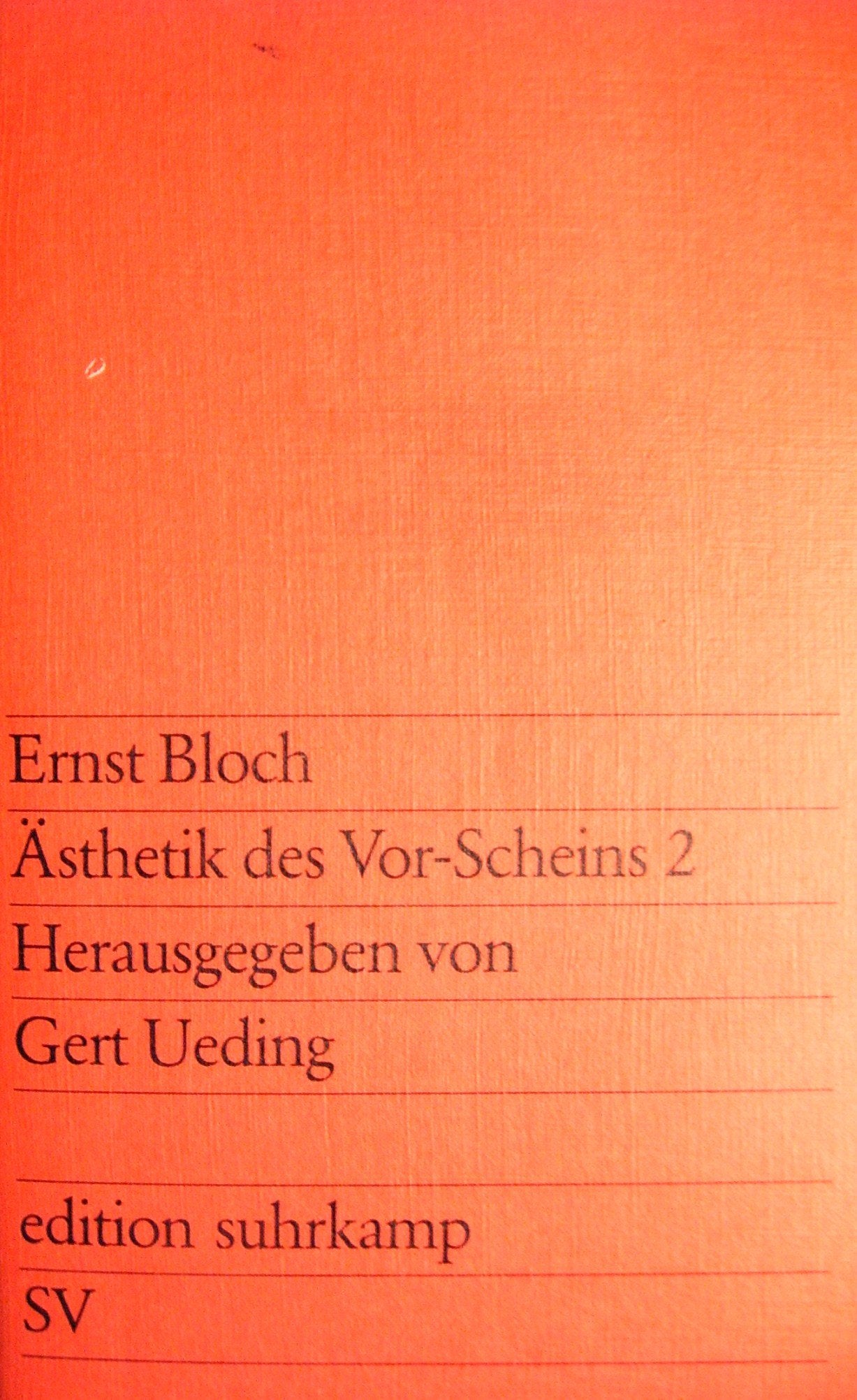 Ästhetik des Vor-Scheins 2 Books