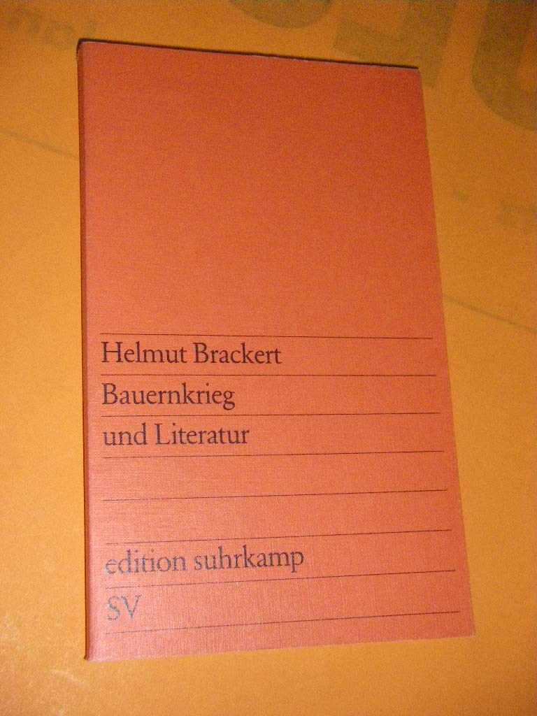 Bauernkrieg und Literatur. Politics & History