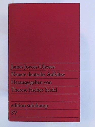 James Joyces "Ulysses". Neuere deutsche Aufsätze Books