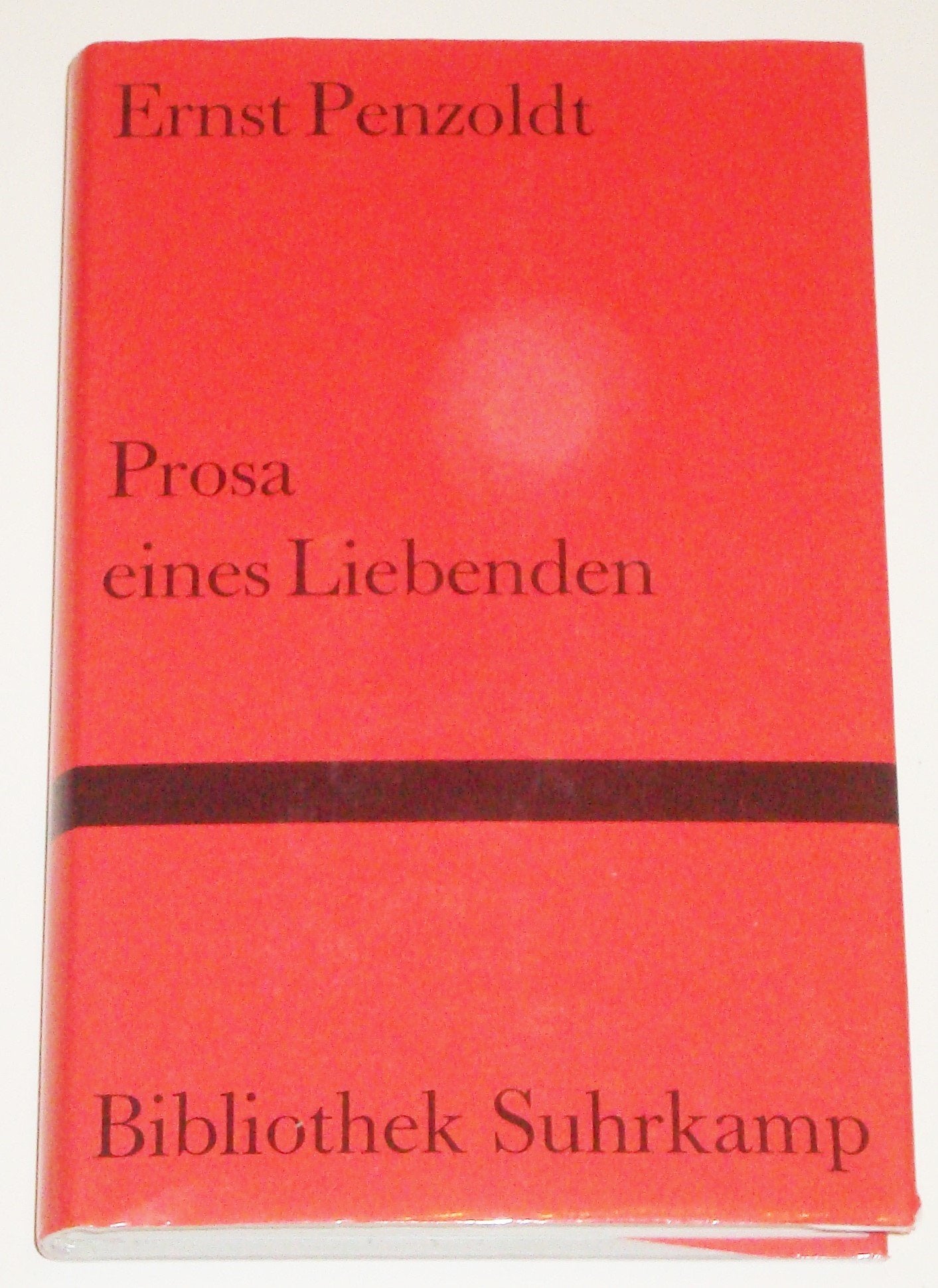 Prosa eines Liebenden: Idolino (Bibliothek Suhrkamp) Books