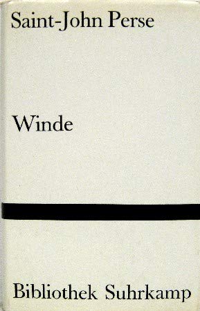 Winde: Franz. /Dt (Bibliothek Suhrkamp) Books
