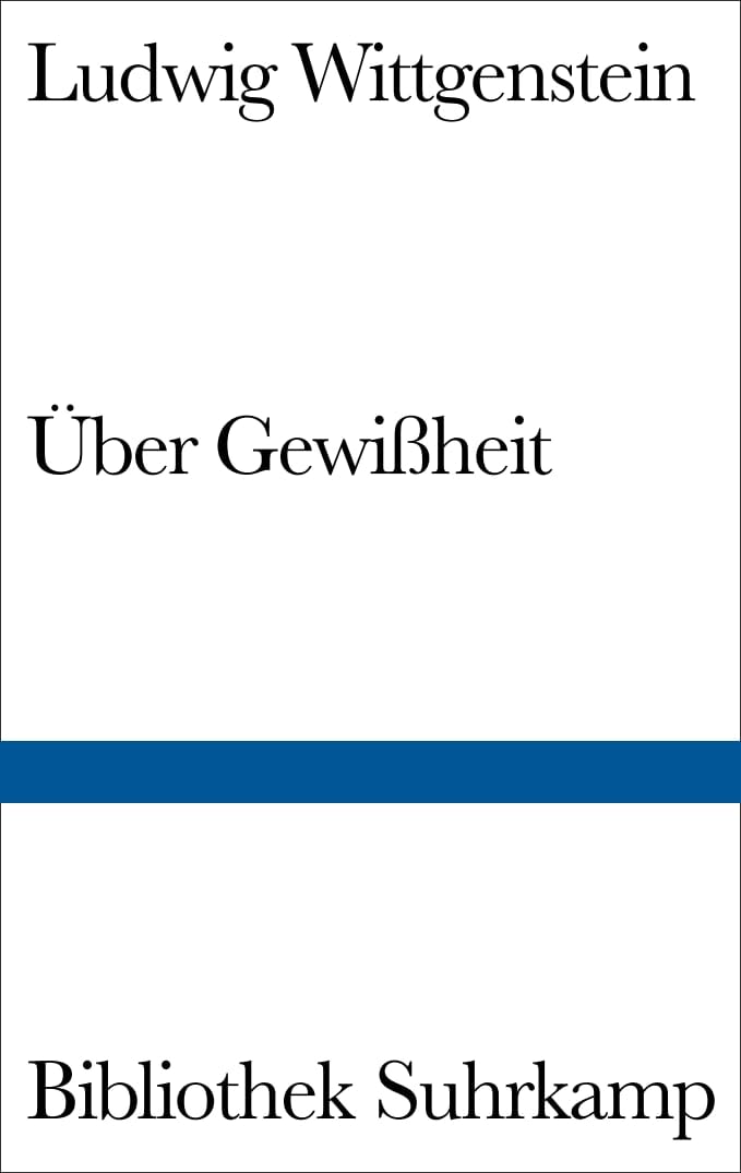 Über Gewißheit Philosophy