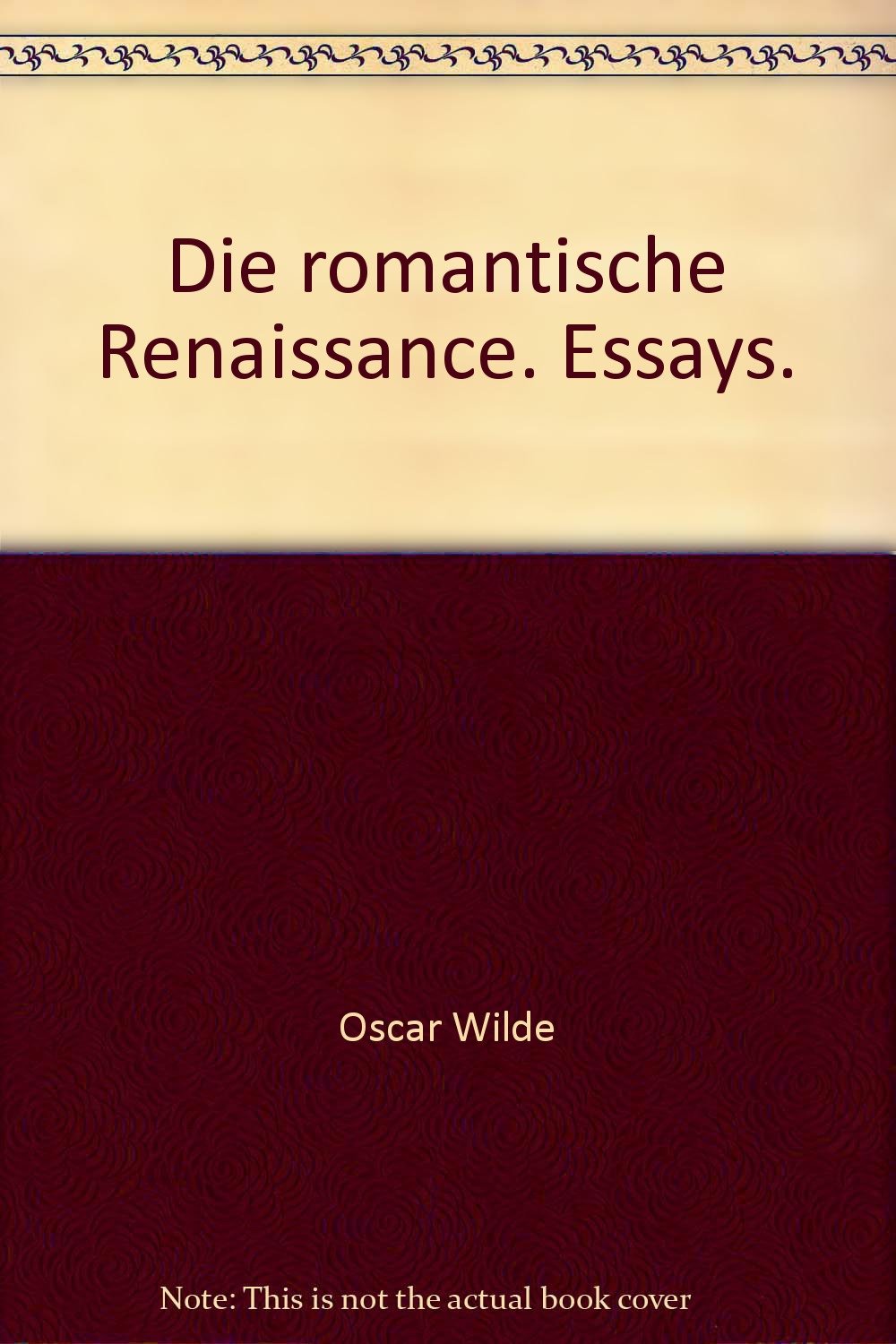 Die romantische Renaissance: Zwei kleine Schriften und ein Epilog (Bibliothek Suhrkamp) Foreign Languages ​​& Dictionaries