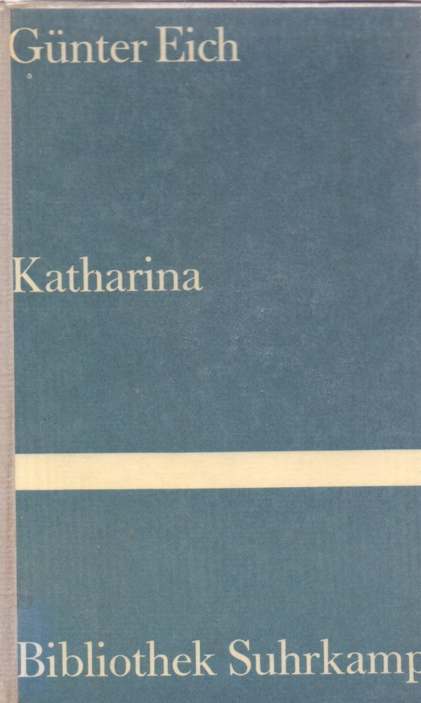 Katharina: Erzählungen (Bibliothek Suhrkamp) Books