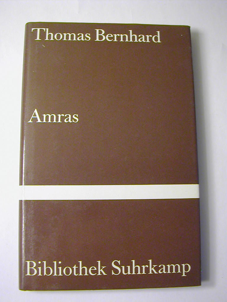 Amras (Bibliothek Suhrkamp) Contemporary literature Books