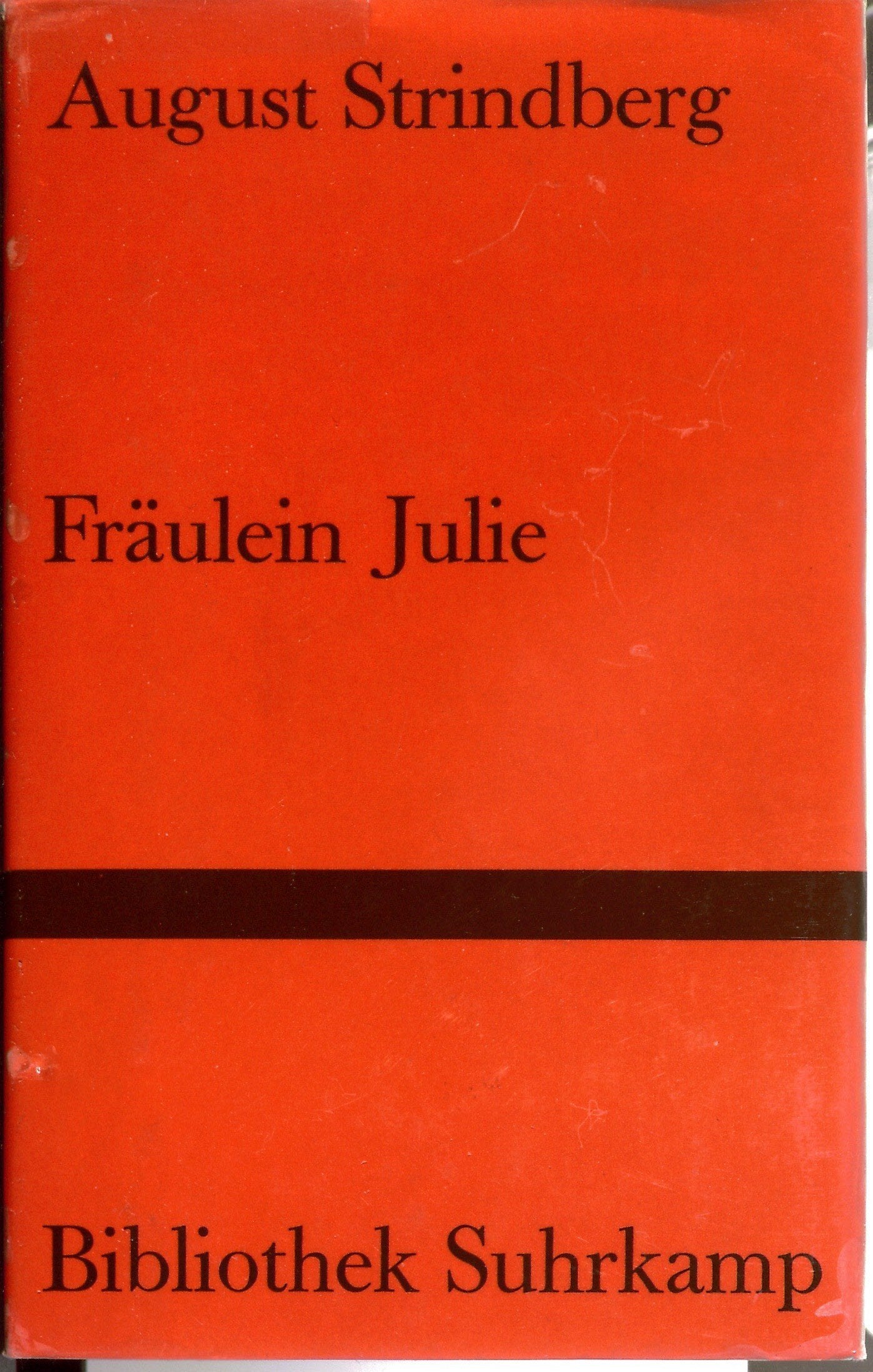 Fräulein Julie: Ein naturalistisches Trauerspiel (Bibliothek Suhrkamp) Drama