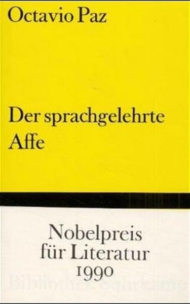Der sprachgelehrte Affe (Bibliothek Suhrkamp) Contemporary literature