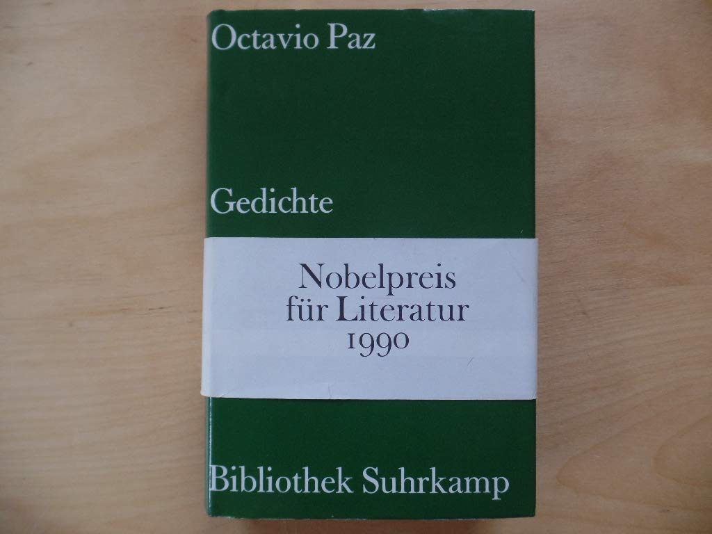 Gedichte. (zweisprachig: Spanisch - Deutsch): Spanisch und deutsch. Übertragung und Nachwort von Fritz Vogelgsang (Bibliothek Suhrkamp) Poetry