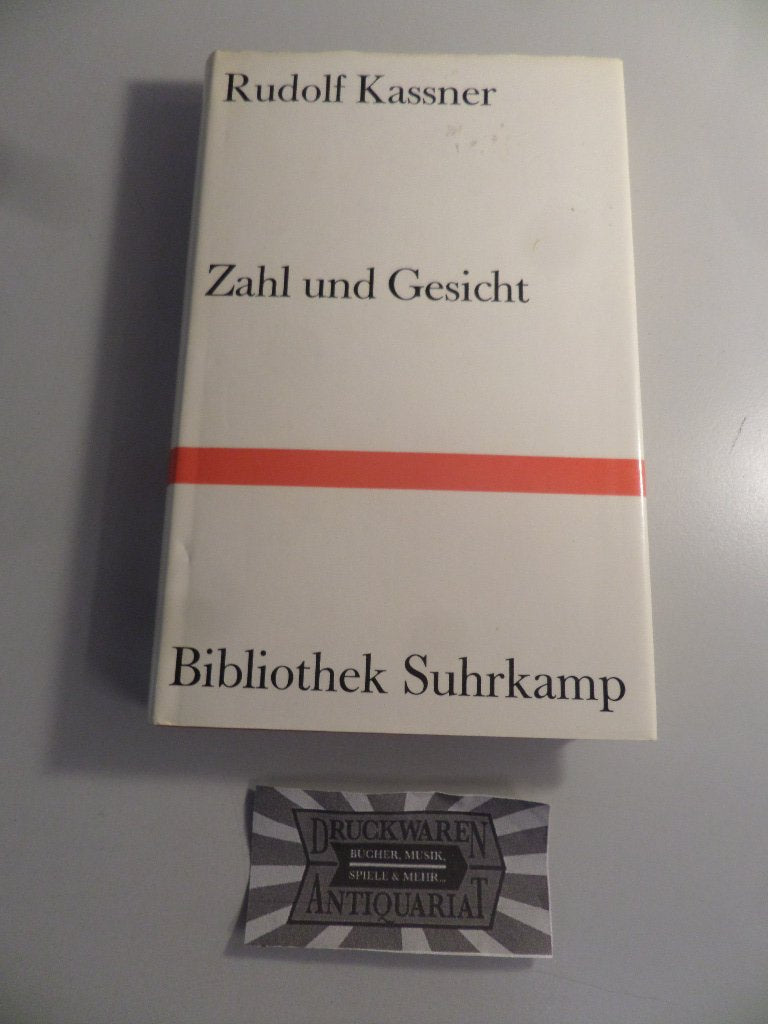 Zahl und Gesicht (Bibliothek Suhrkamp) Psychology