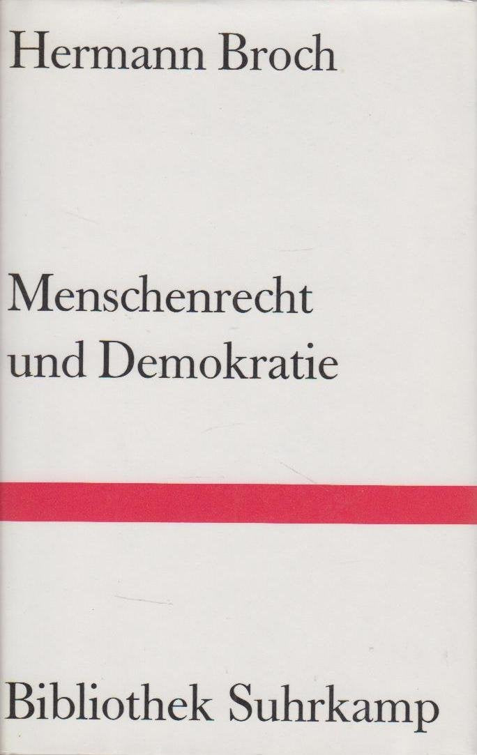 Menschenrecht und Demokratie: Politische Schriften (Bibliothek Suhrkamp) Law