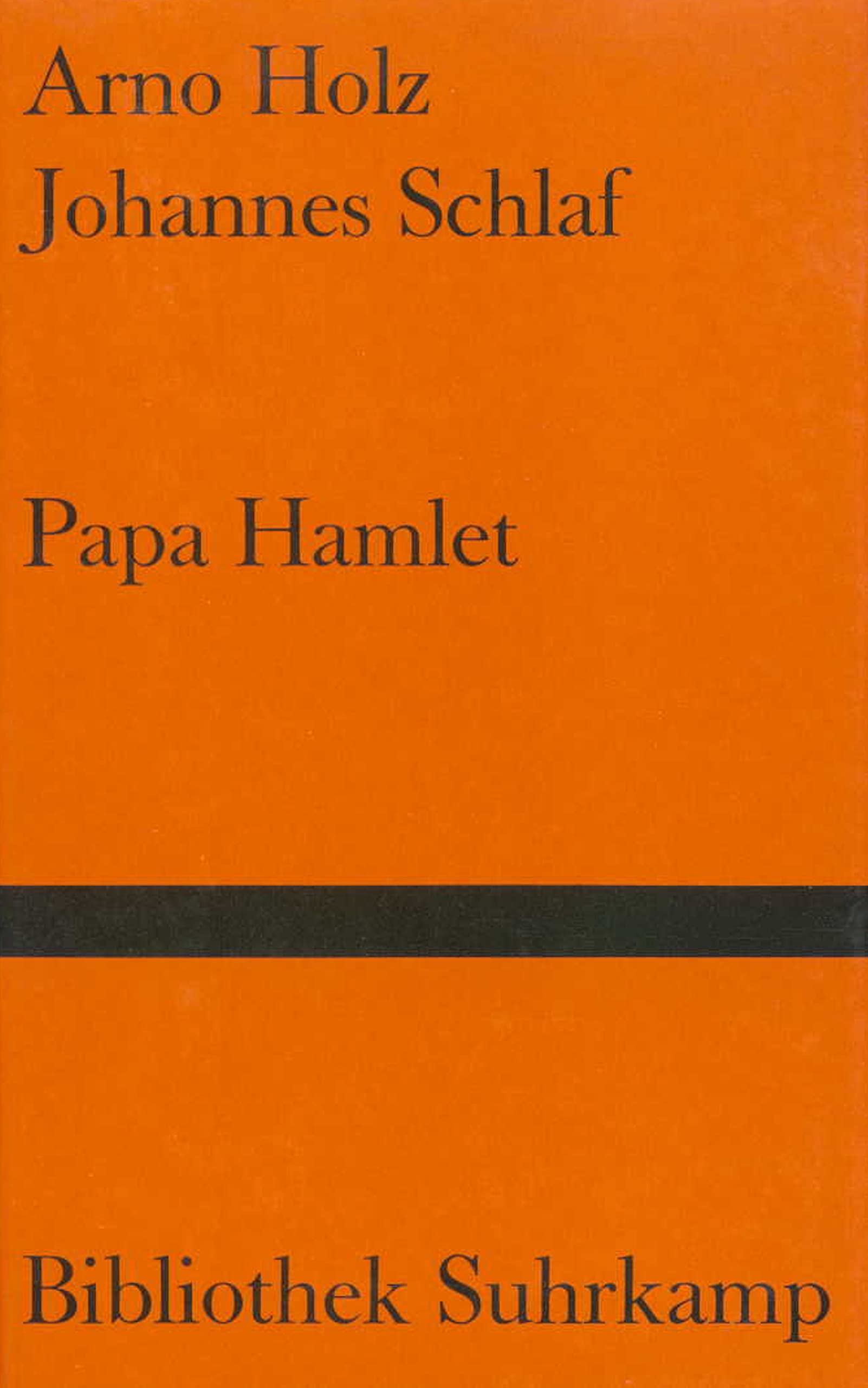 Papa Hamlet (Bibliothek Suhrkamp) book