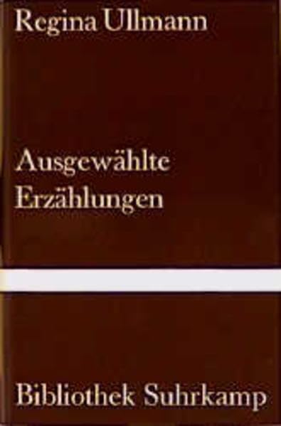 Ausgewählte Erzählungen (Bibliothek Suhrkamp) Contemporary literature