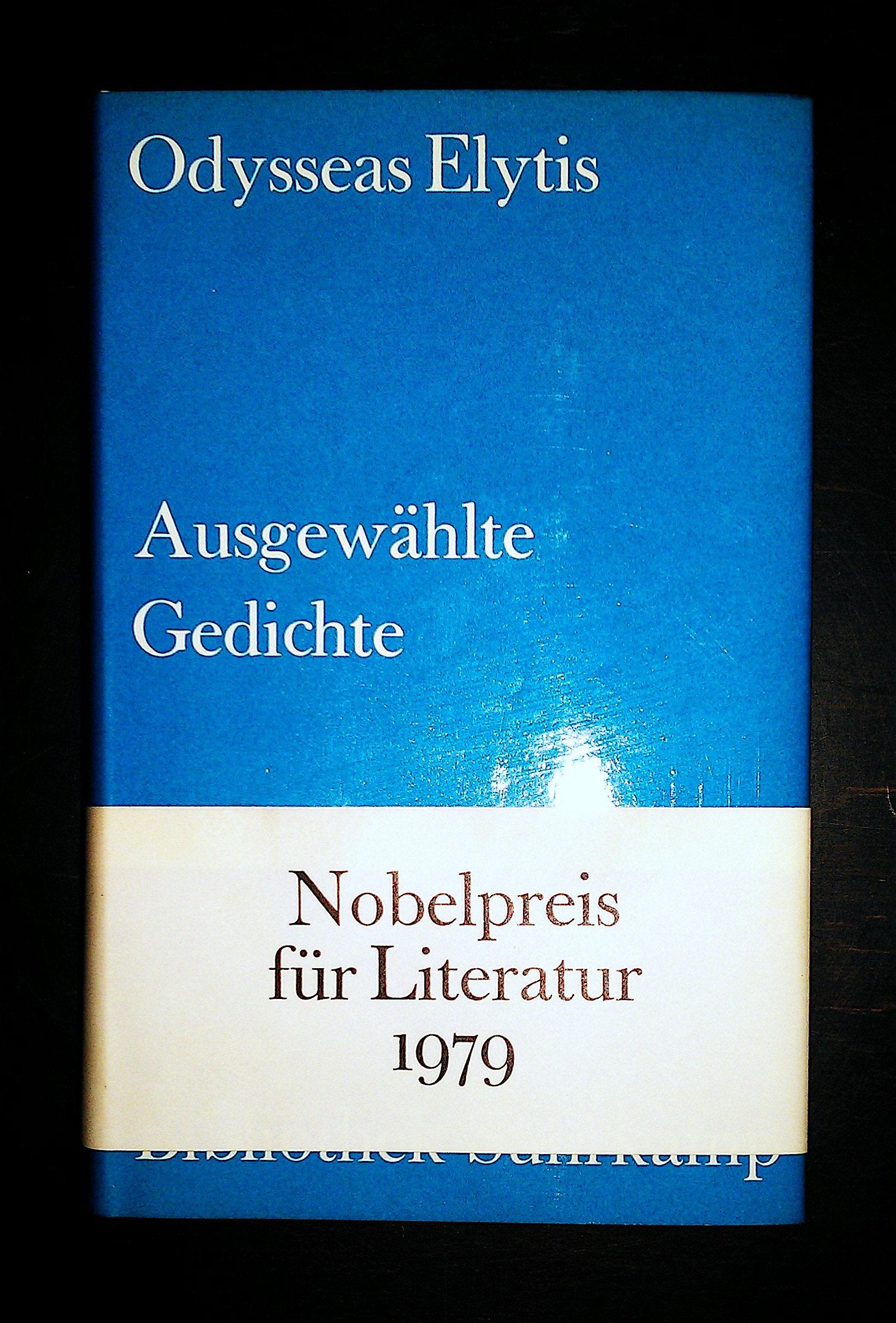 Ausgewählte Gedichte: Neugriechisch und deutsch (Bibliothek Suhrkamp) Fiction