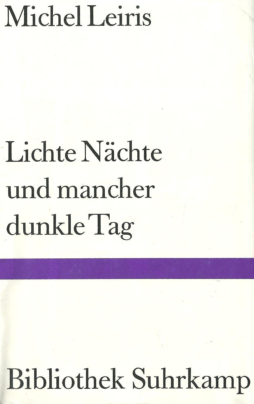 Lichte Nächte und mancher dunkle Tag (Bibliothek Suhrkamp) Books