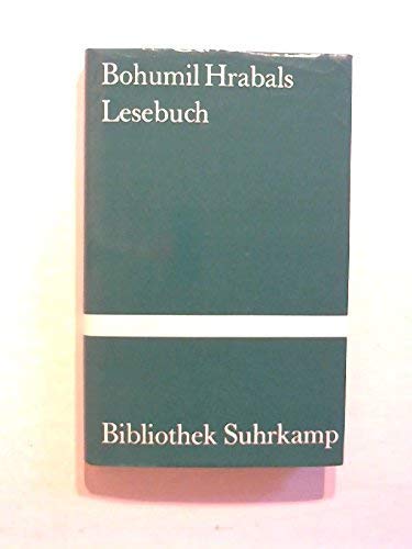 Bohumil Hrabals Lesebuch (Bibliothek Suhrkamp) Books