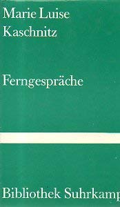 Ferngespräche: Erzählungen (Bibliothek Suhrkamp) Essays & Short Stories