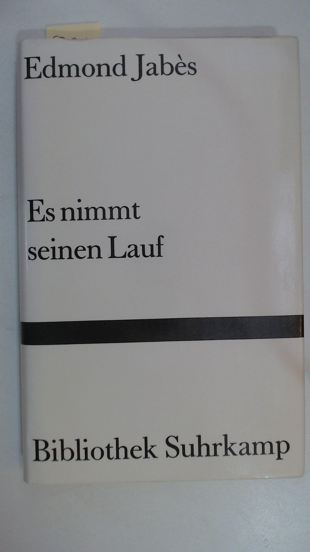 Das nimmt seinen Lauf (Bibliothek Suhrkamp) Books