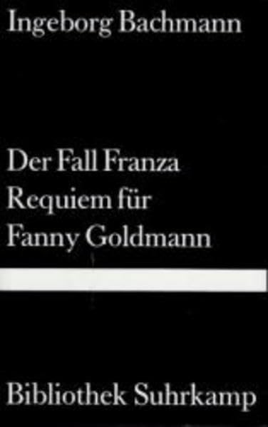 Der Fall Franza (Bibliothek Suhrkamp) Contemporary literature