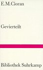 Gevierteilt (Bibliothek Suhrkamp) Philosophy