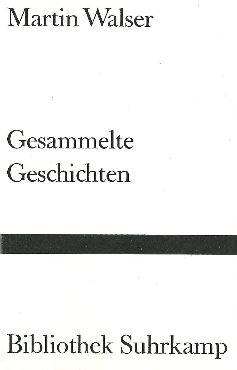 Gesammelte Geschichten (Bibliothek Suhrkamp) Books