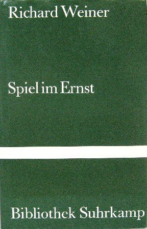 Spiel im Ernst: Roman. Aus dem Tschechischen von Peter Sacher (Bibliothek Suhrkamp) Books
