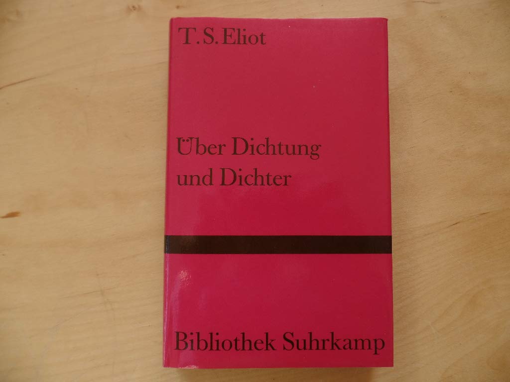 Über Dichtung und Dichter: Essays. Auswahl und Nachwort von Wolfgang Held (Bibliothek Suhrkamp) Books