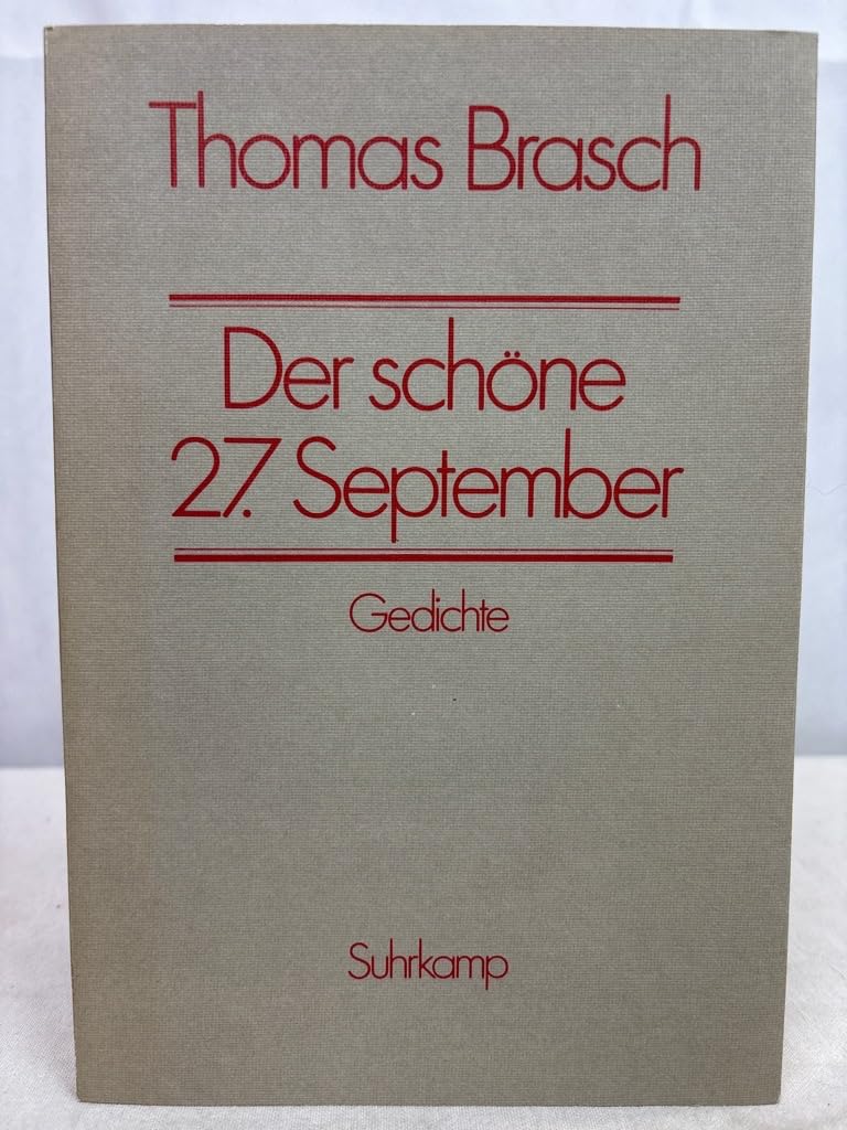 Der schöne 27. September: Gedichte Books