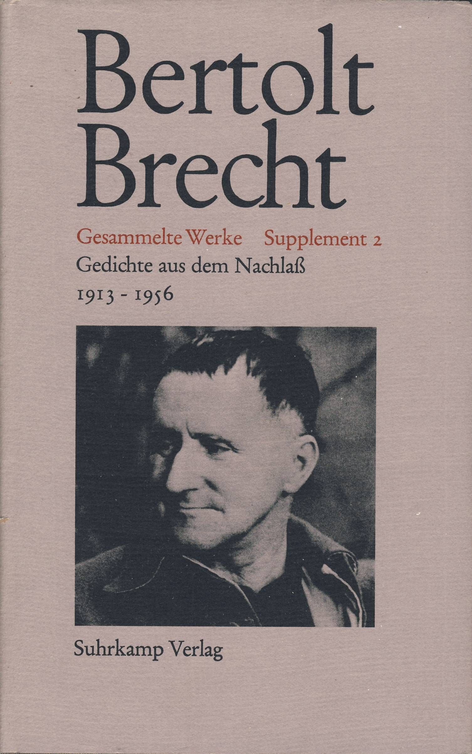 Gedichte aus dem Nachlaß. Gedichte, Gedichtfragmente und -entwürfe. Herausgegeben von Herta Ramthun. Gesammelte Werke. Supplementband 2: Dünndruckausgabe Books