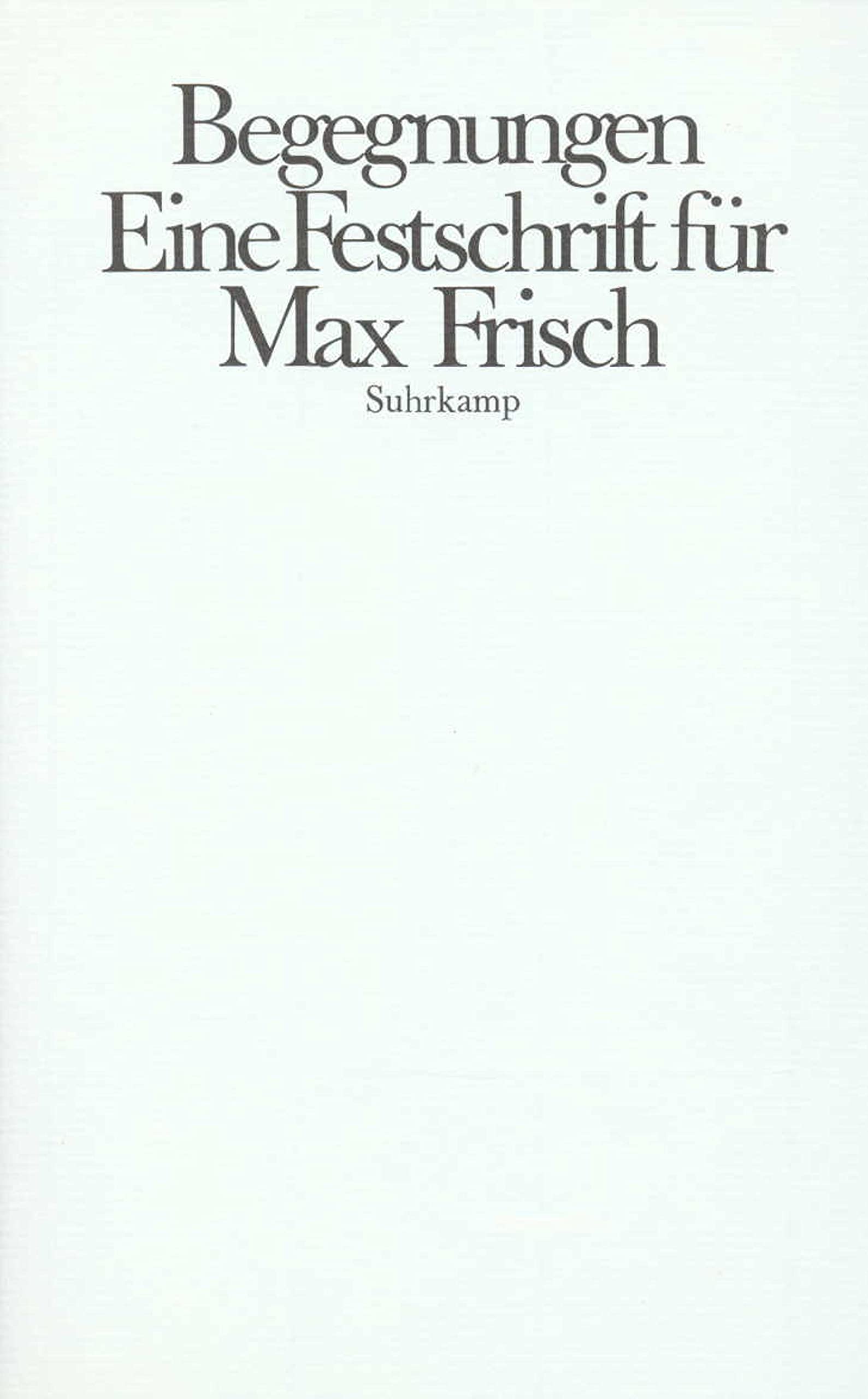 Begegnungen Contemporary literature Books