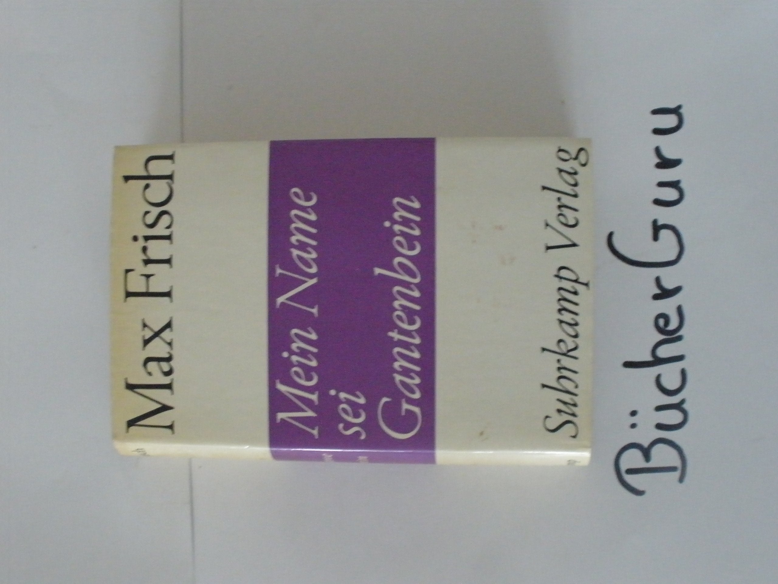 Product Image: Mein Name sei Gantenbein