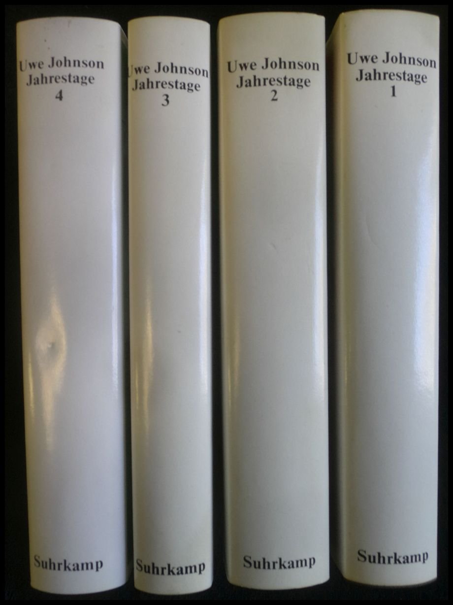 Jahrestage, in 4 Bdn. u. ein 'Kleines Adreßbuch', Bd.4 Books