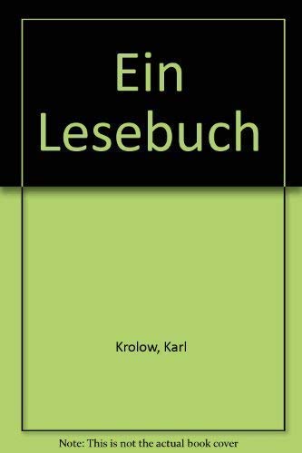 Ein Lesebuch: Herausgegeben und mit einem Nachwort von Walter Helmut Fritz Books