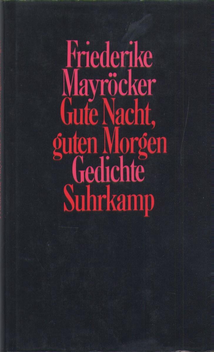 Gut Nacht, guten Morgen: Gedichte 1978-1981 Books