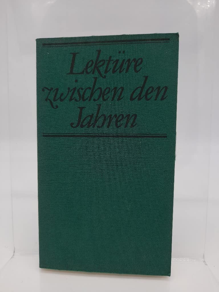 Lektüre zwischen den Jahren Books