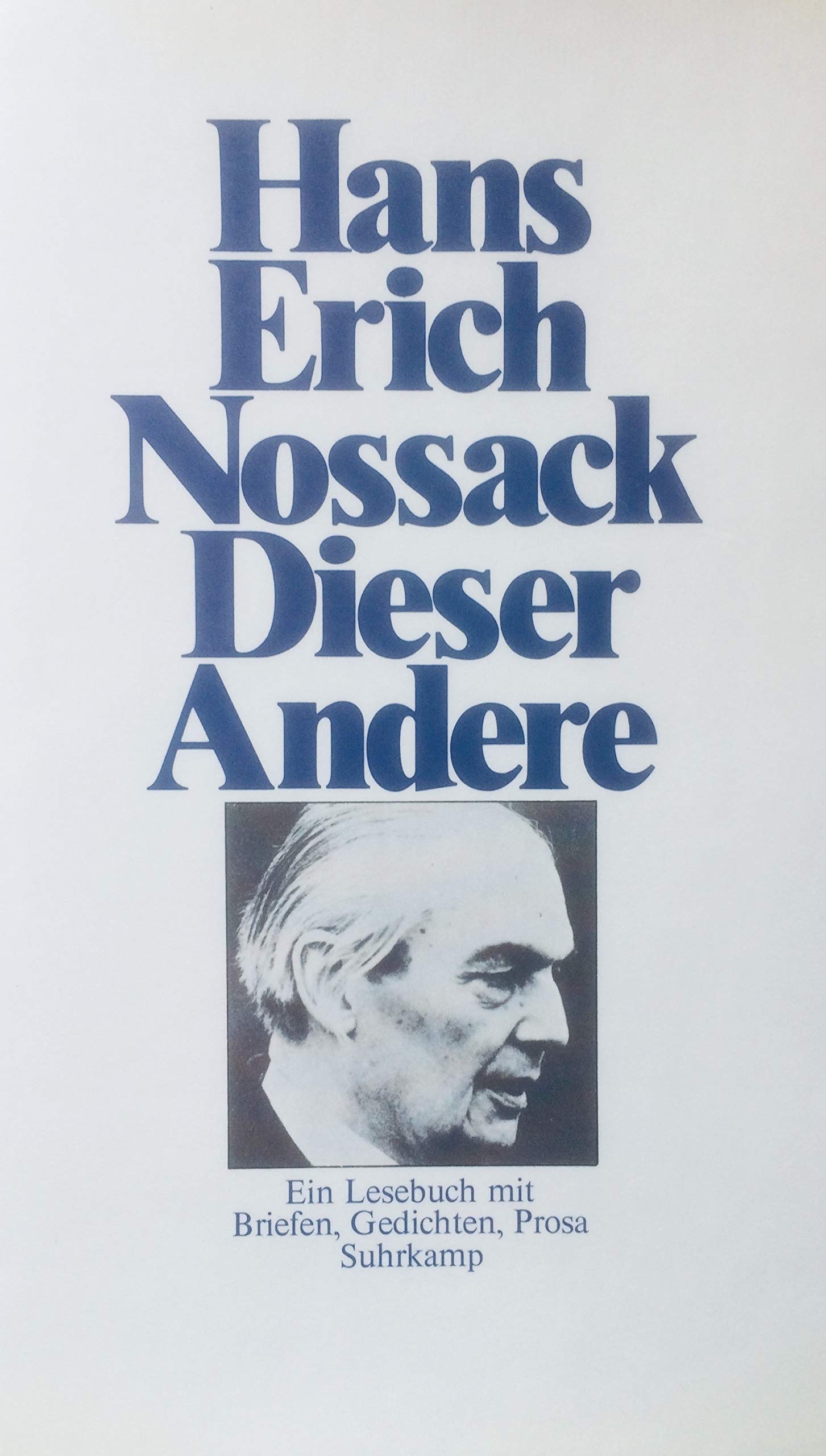 Dieser Andere: Ein Lesebuch mit Briefen, Gedichten, Prosa Professional & Reference Books