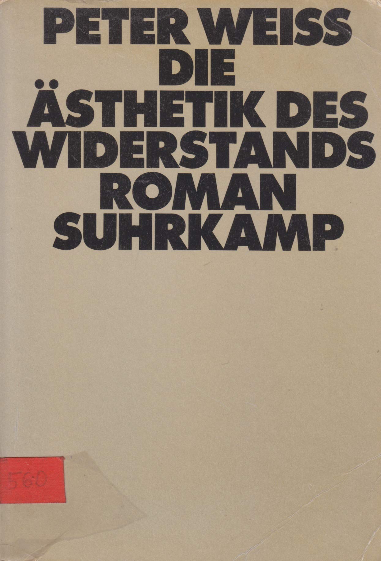 Die Ästhetik des Widerstands: Roman German history