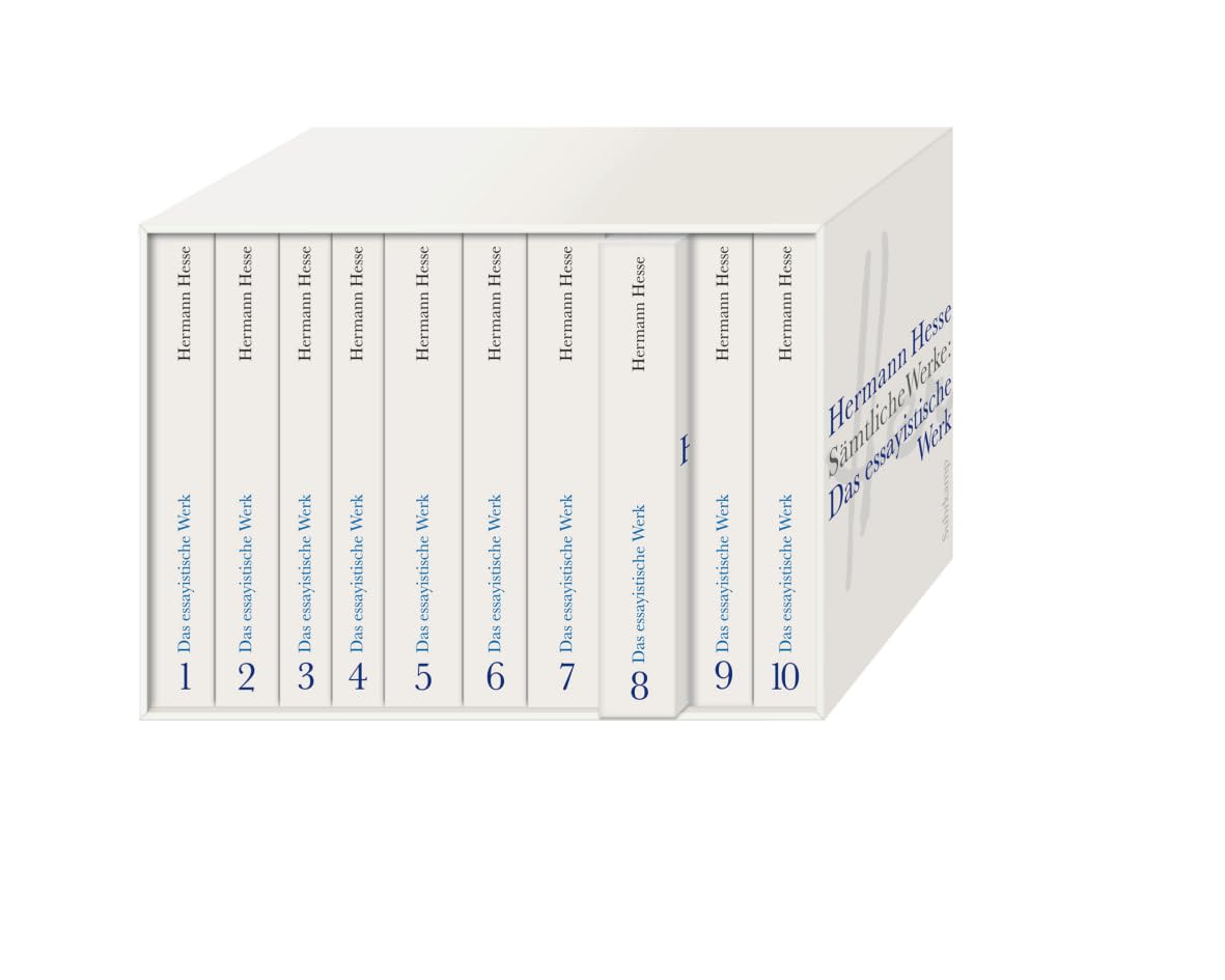 Hermann Hesse - Das essayistische Werk: Autobiographische Schriften. Betrachtungen und Berichte. Die politischen Schriften: 10 Bände in Kassette (suhrkamp taschenbuch) Essays & Short Stories