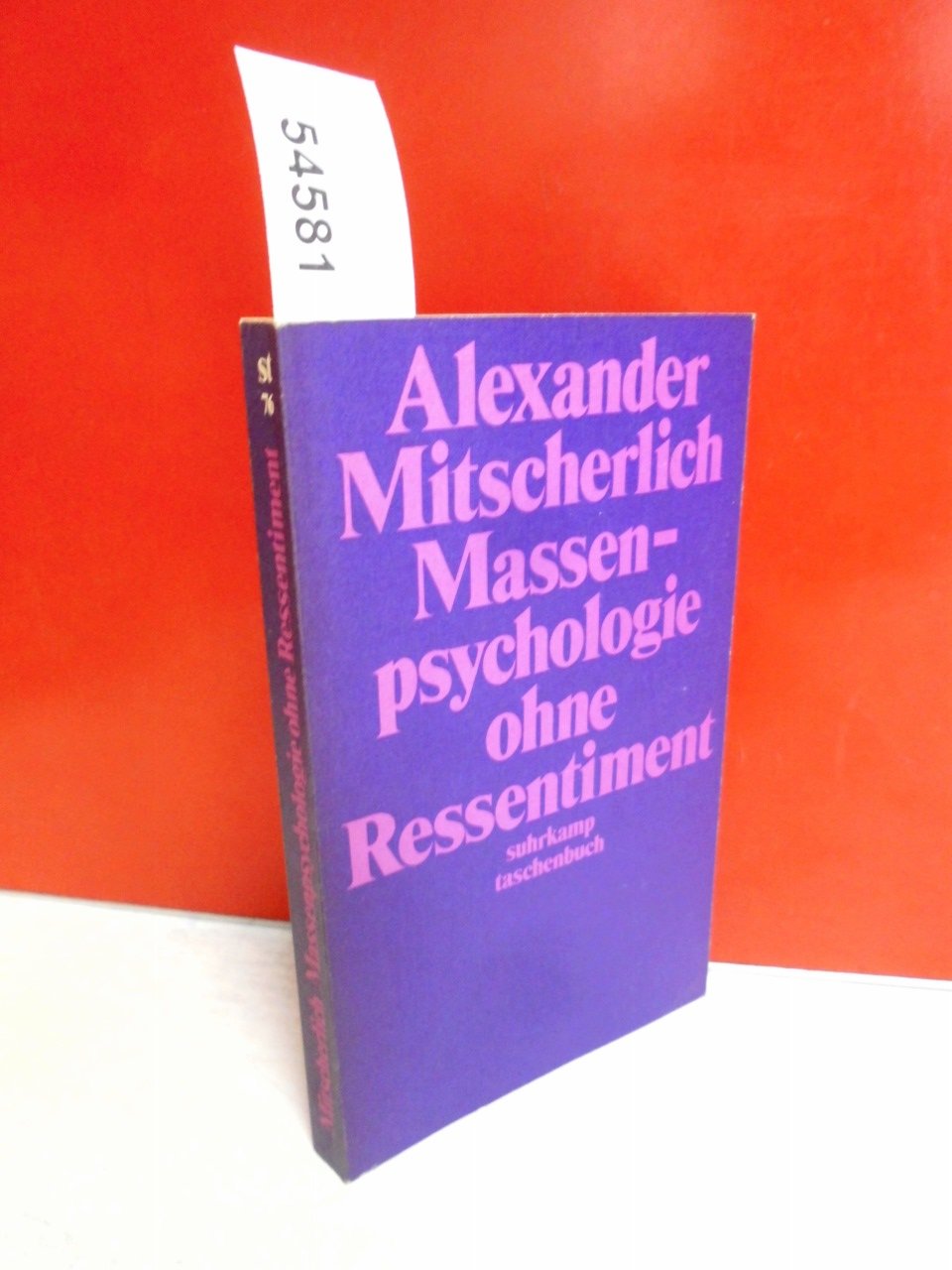 Massenpsychologie ohne Ressentiment Sozialpsycholog. Betrachtungen Books